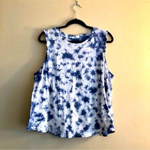 Lucky Brand Women Casual Tie Dye Top